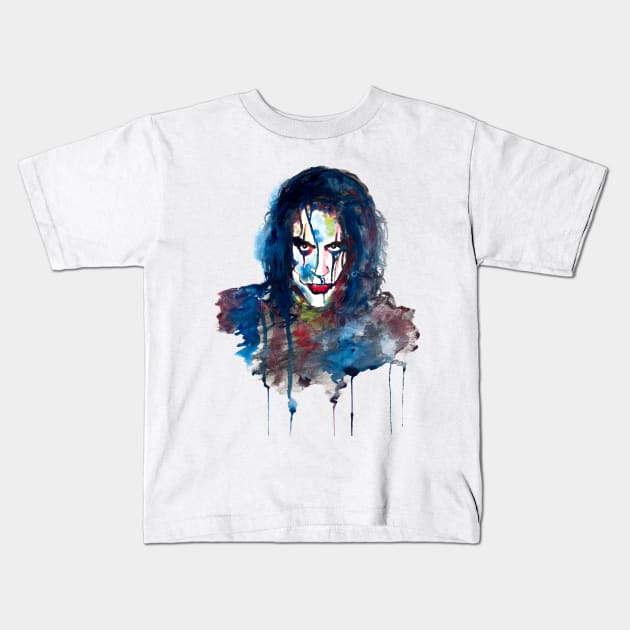 The Crow Dripping Vengeance Kids T-Shirt by beaugeste2280@yahoo.com